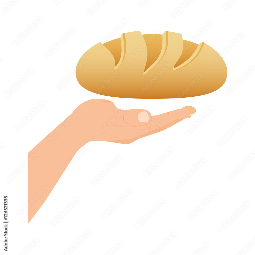 bread loaf icon image vector illustration design bread loaf icon image vector illustration design