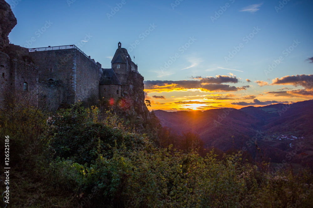 Aggstein castle, Wachau, Austria.