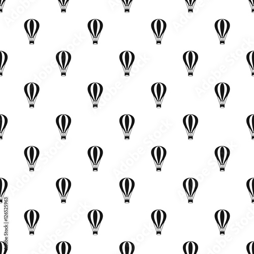 Air balloon pattern. Simple illustration of air balloon vector pattern for web