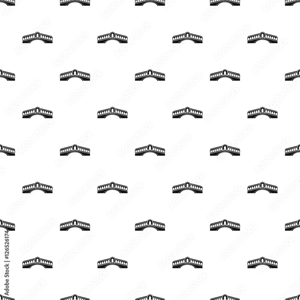 Rialto Bridge pattern. Simple illustration of Rialto Bridge vector pattern for web Rialto Bridge pattern. Simple illustration of Rialto Bridge vector pattern for web