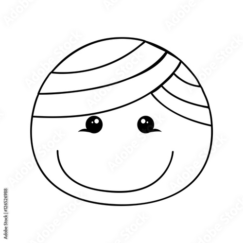 happy boy cartoon icon imagevector illustration design  photo