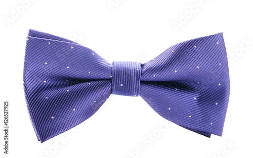 Slika na platnu blue with white polka dots bow tie