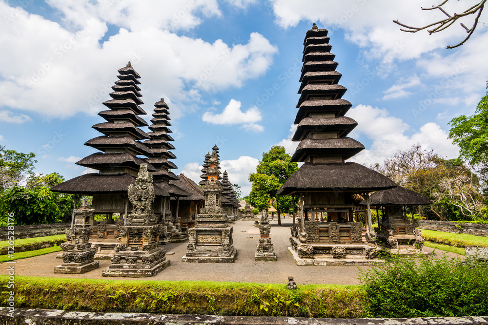 unesco heritage taman ayun temple at bali, indonesia