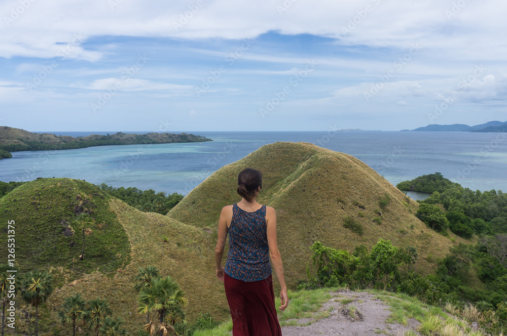 Naklejka premium Voyage à Labuan Bajo, Flores, Indonesie