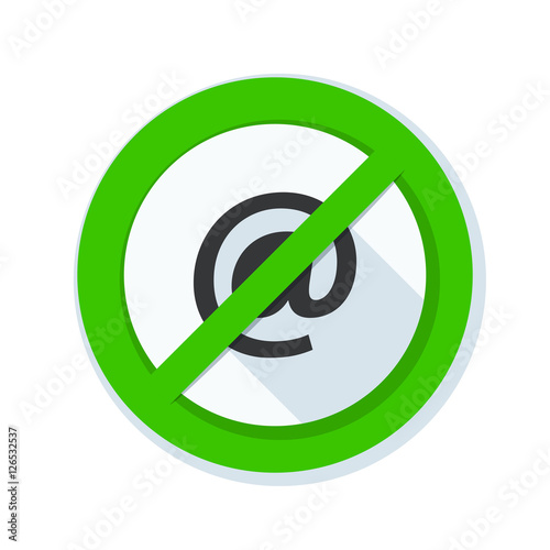 Spam Free sign illustration
