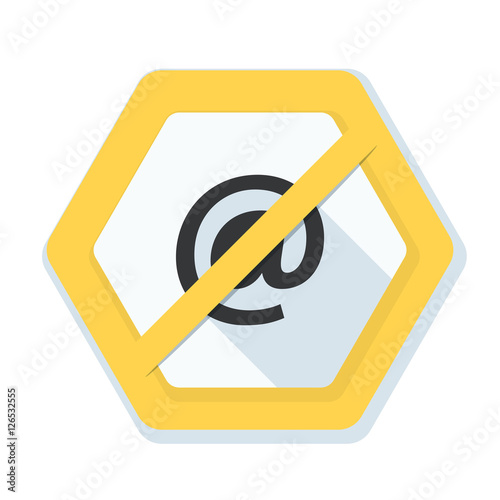 Spam Free sign illustration