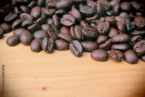 Roasted coffee backgound