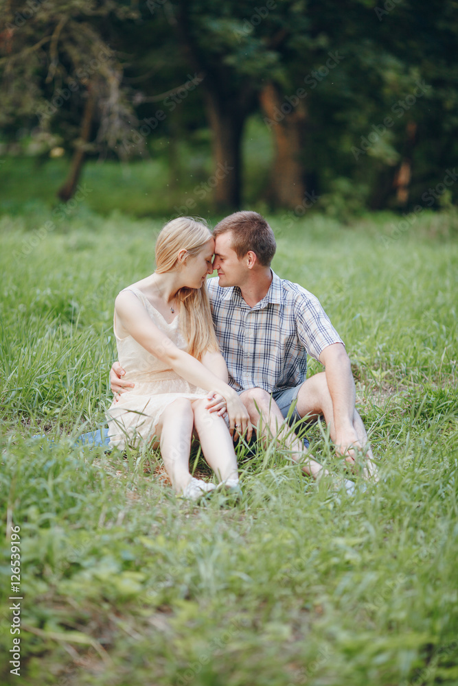 Fototapeta premium couple in love