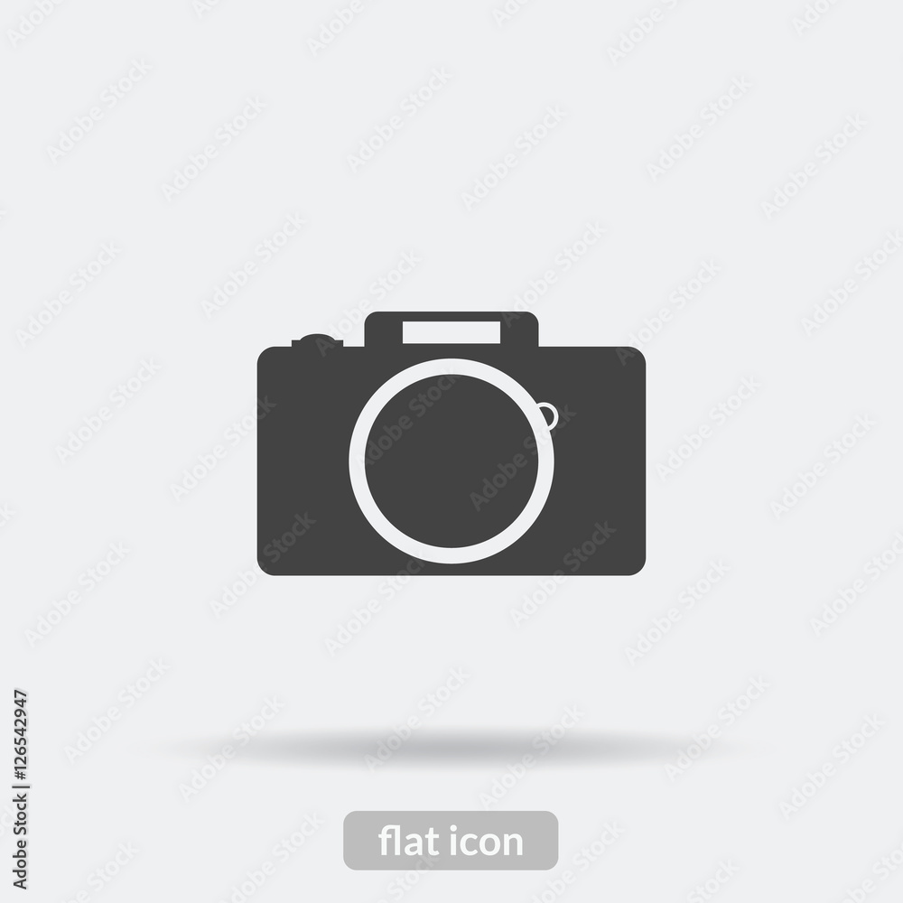 Camera icon, Black vector is type EPS10