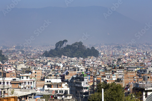 View over the city of Kathmandu