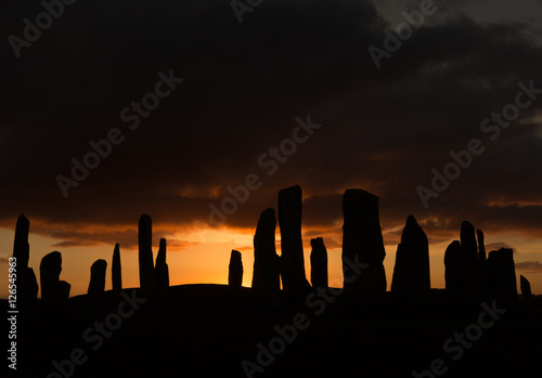 Sunset at Callanish standing stones