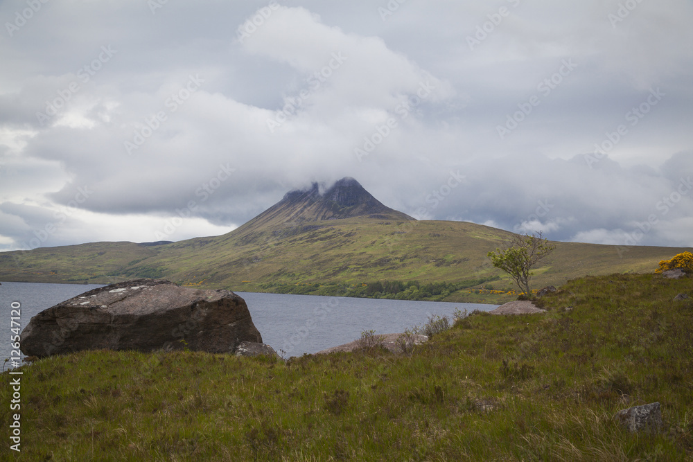 Landschaft von Wester Ross, einer Region an der NW Küste von Schottland