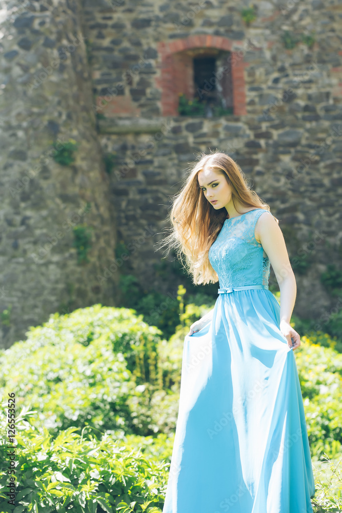 pretty girl in blue dress pretty girl in blue dress