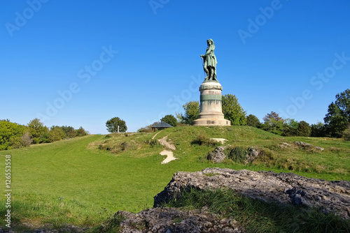 Obraz na plátne Vercingetorix-Denkmal - Vercingetorix monument in Burgundy