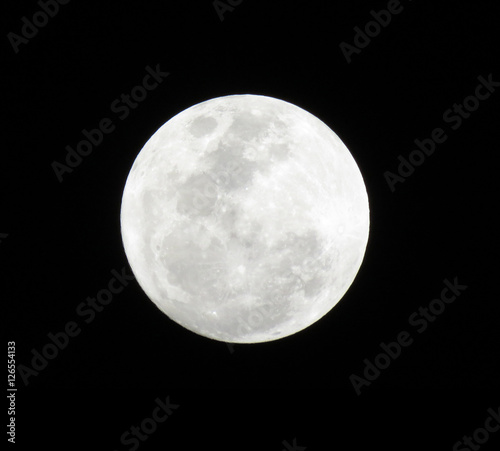 A view of fullmoon in close-up photo