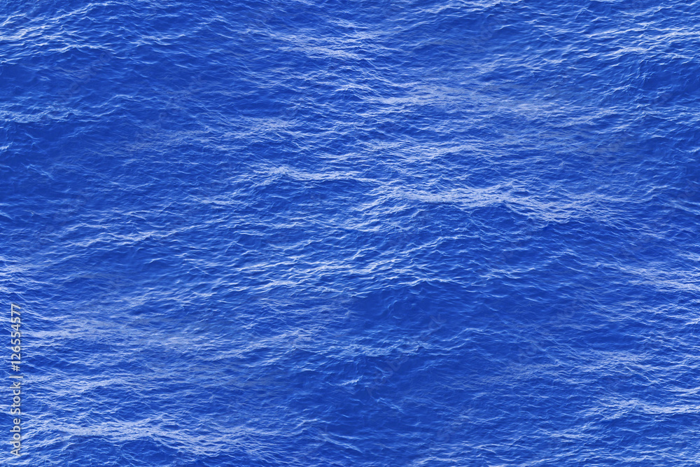 Naklejka premium Calm Sea Water Surface as Seamless Pattern Background