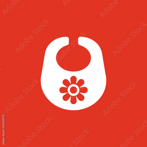Bib icon. design. Breastplate and apron, Bib symbol. web. graphic. AI. app. logo. object. flat. image. sign. eps. art. picture - stock