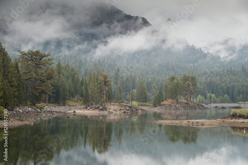 Silver Lake and Mist, Carson Pass, Sierra Nevadas
