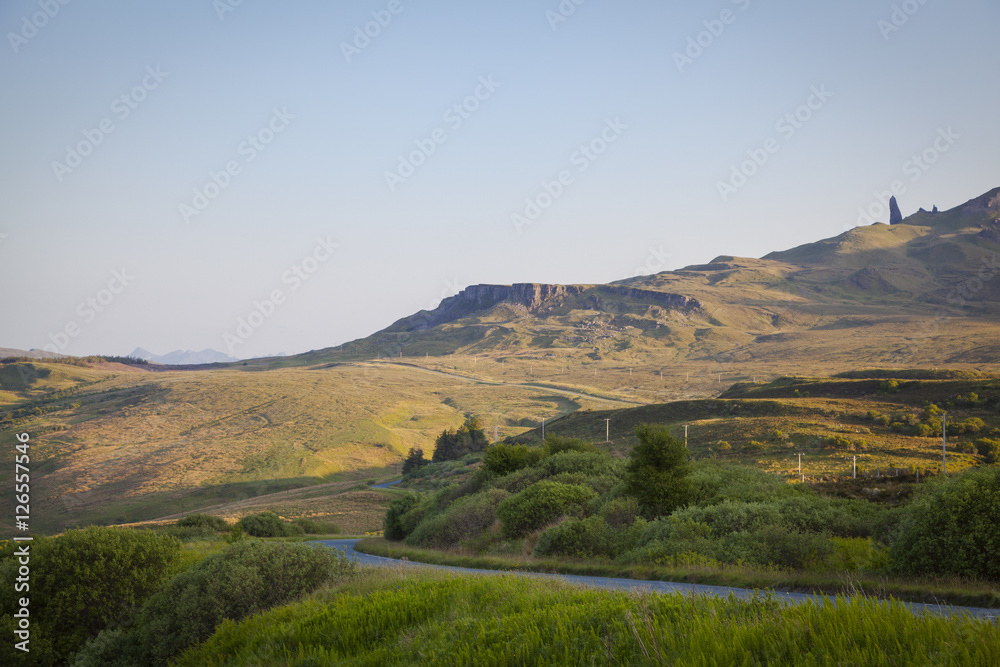 Trotternish Landschaft, Isle of Skye, Schottland