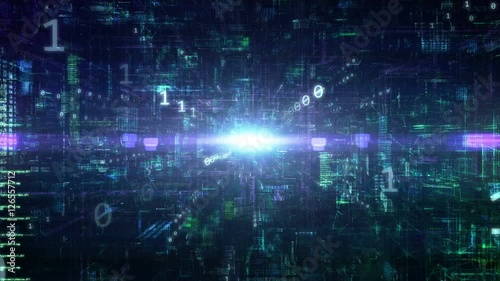 4K flight through cyberspace