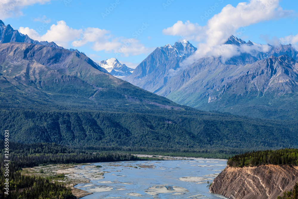 Alaska- views between Chitina and Portage- 