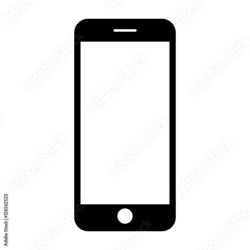 Mobile phone. Vector illustration.