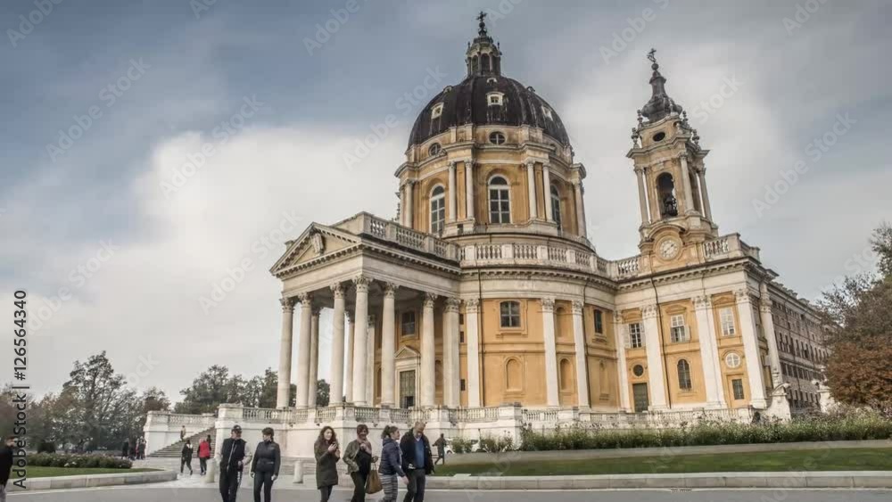 Timelapse della Basilica di Superga a Torino, Timelapse della Basilica di Superga a Torino,