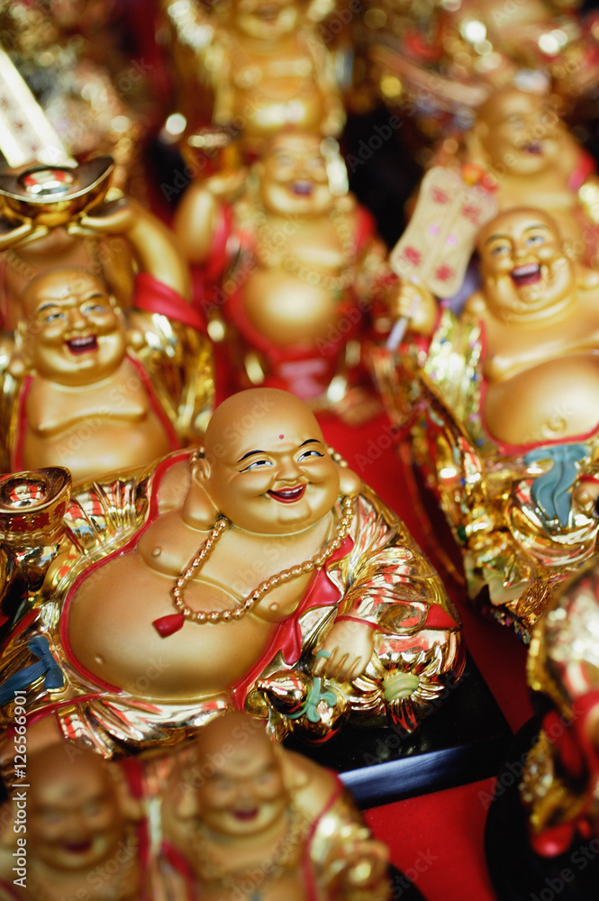 Fototapeta premium Chinese Laughing Buddhas