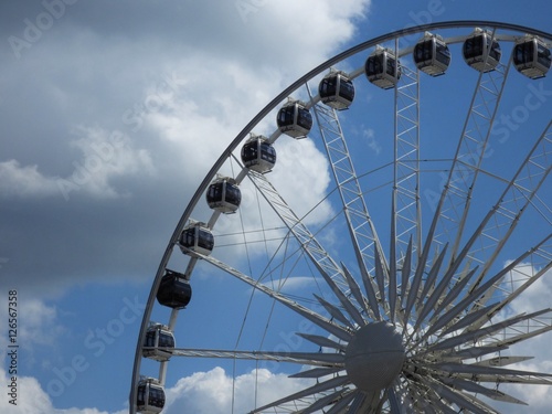 Big wheel among the clouds © Barbara