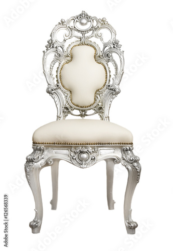 Luxurious Chair.Genuine Leather and wood