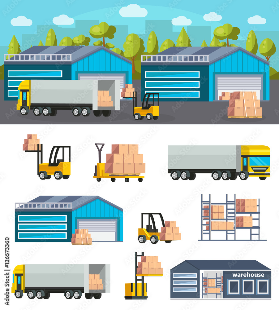 Warehouse Logistics Concept