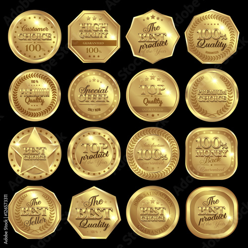 Golden Awards Icon Set