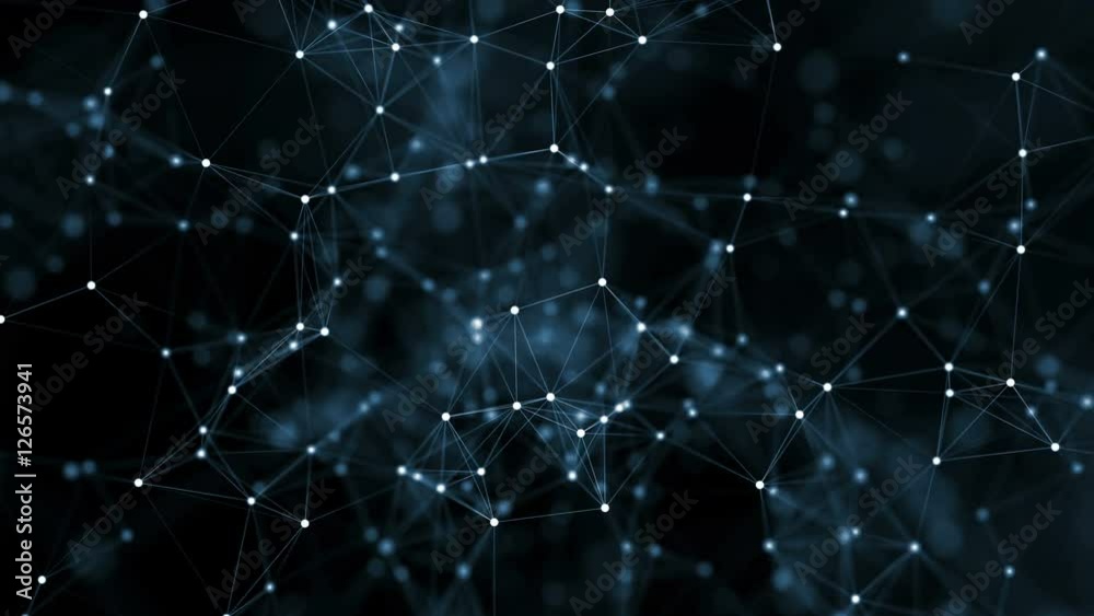 cg generated abstract loop geometry background