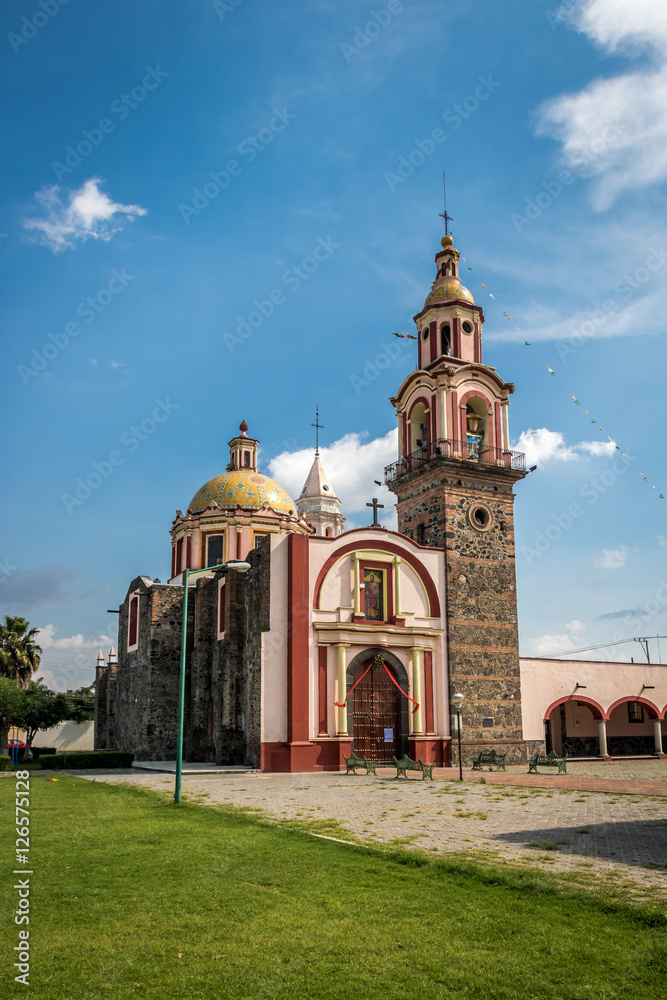 San Pablo Tecamac Church - Cholula, Puebla, Mexico