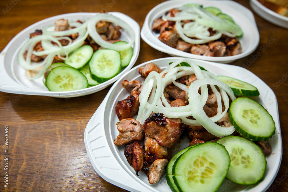 kebab food barbecue plate meat grill kebab food barbecue plate meat grill