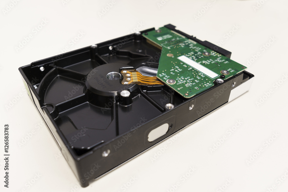 hard disk of a computer isolated on white background hard disk of a computer isolated on white background