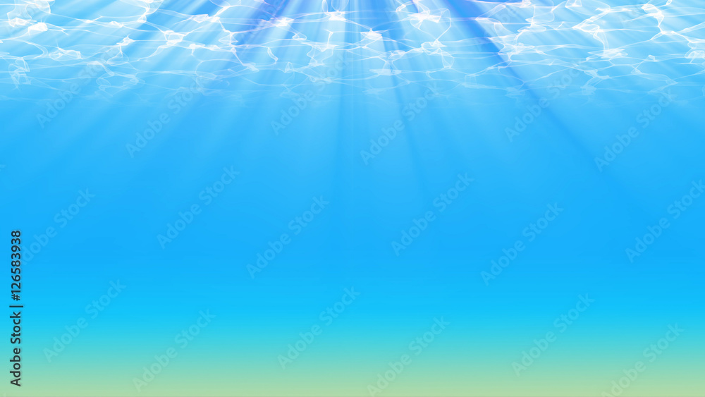 Underwater background, 3d illustration Underwater background, 3d illustration