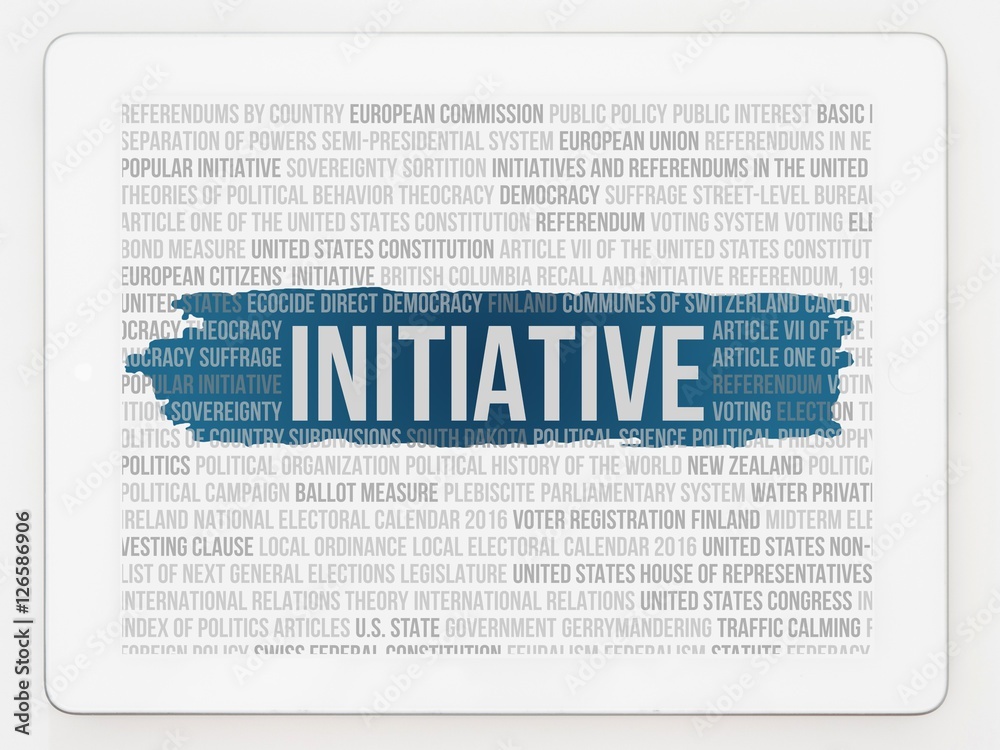 Fototapeta premium initiative