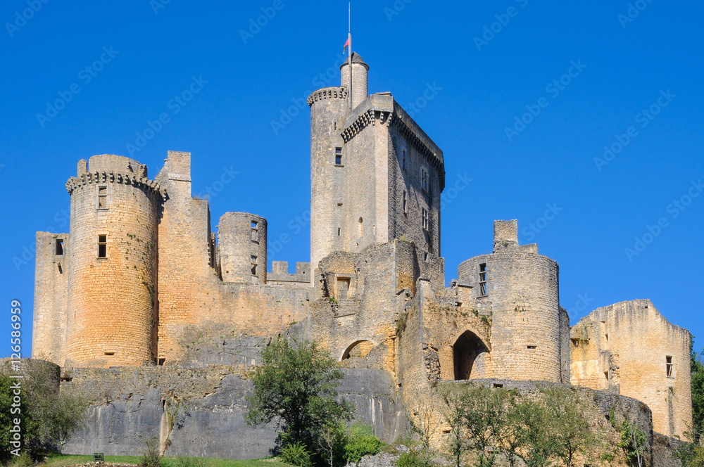 Castle of Bonaguil, Aquitaine (France)