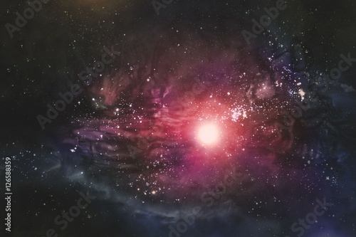 Canvas Print Universe Starscape Background