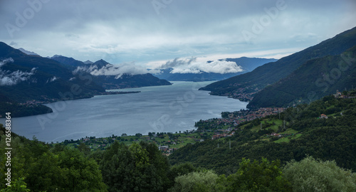 Fototapeta Naklejka Na Ścianę i Meble -  Mountains in Italy near the lake Como in summer