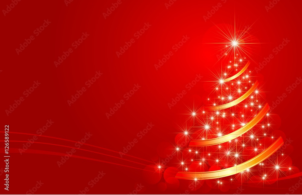 shining christmas tree with place for text shining christmas tree with place for text