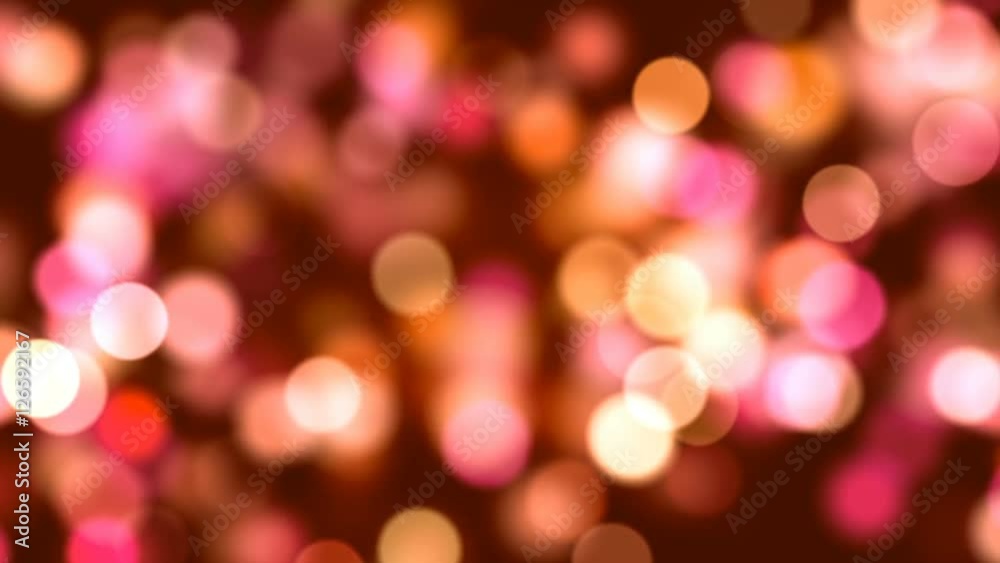 HD Loopable Background with nice red bokeh