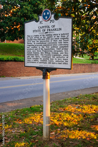 Capitol of the State of Franklin photo