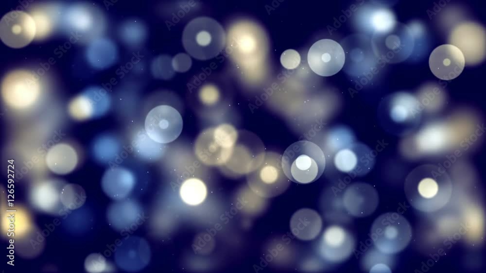 HD Loopable Background with nice blue bokeh