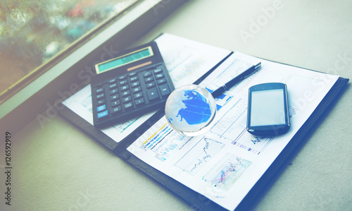 Business of financial analysis of workplace