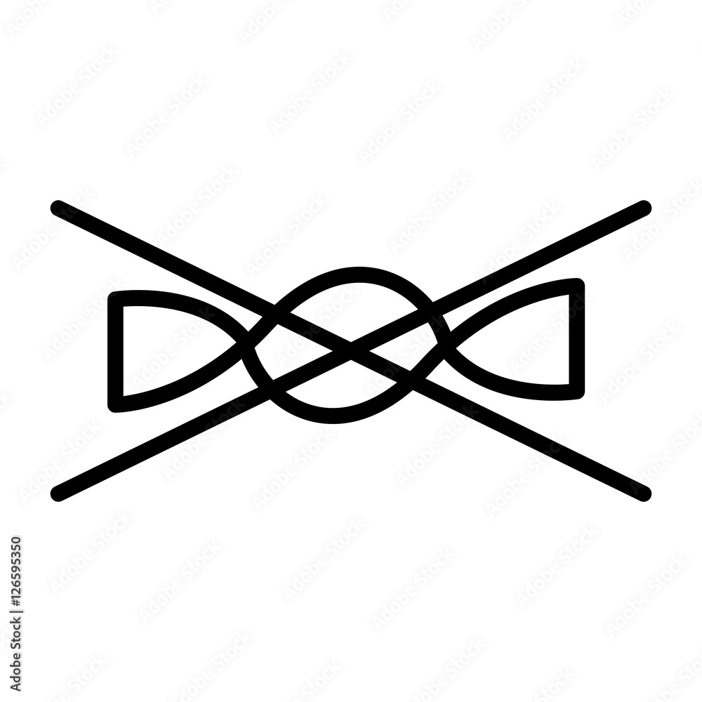 do not wring icon over white background.washing symbols design. vector