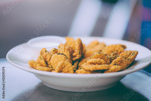 Deep-fried dill pickles, Cajun food