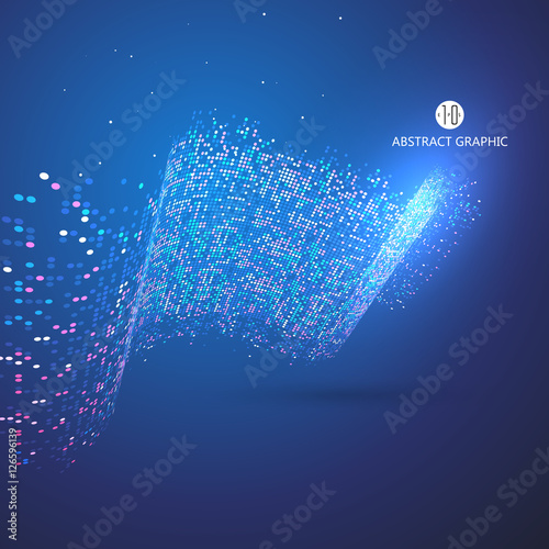 Consisting of colorful little, abstract background.