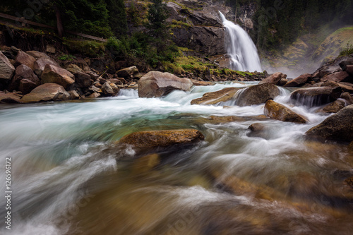Krimmler waterfall in Austria